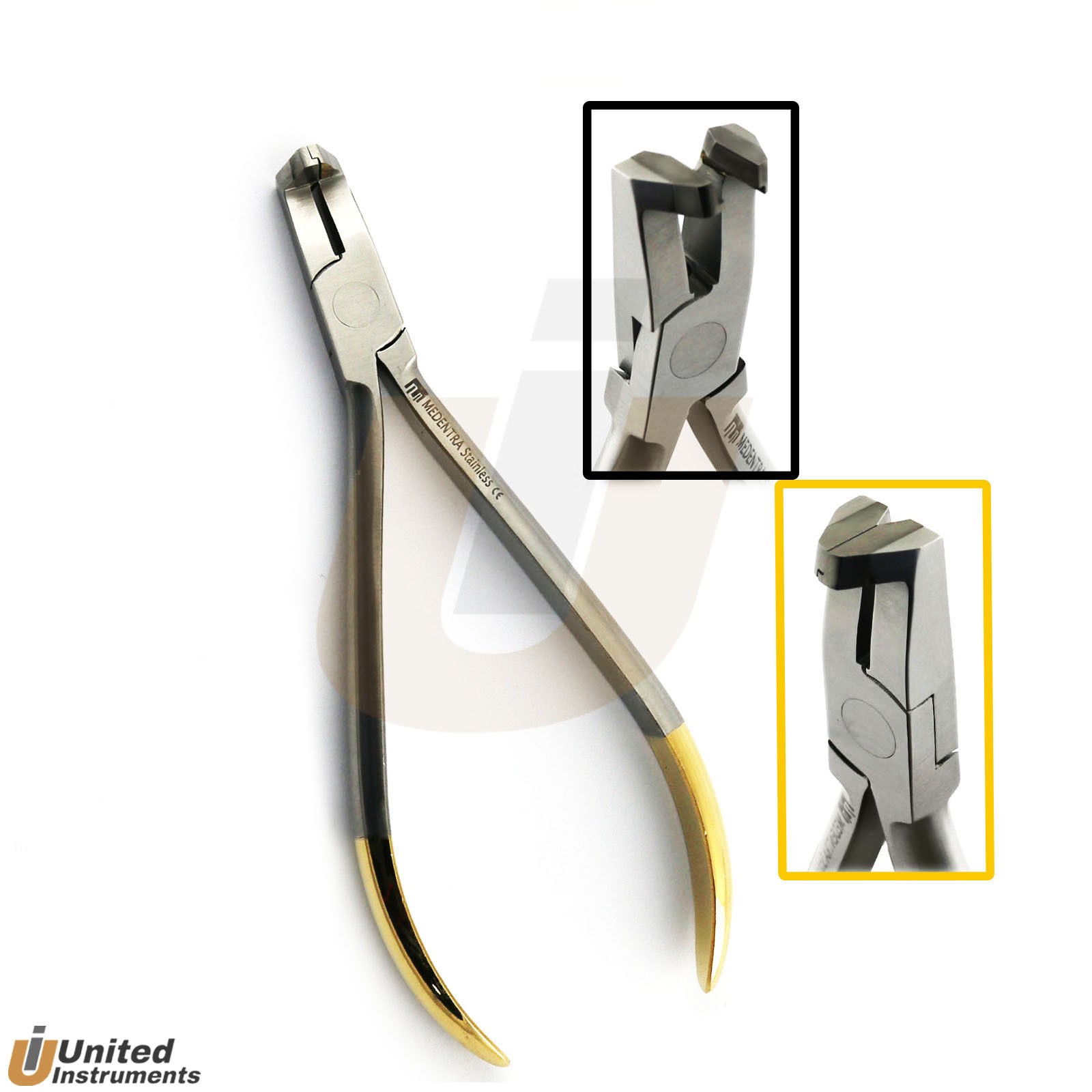 Distal End Cutter 14.5cm Long Handle Universal Cut-Hold Orthodontic Pliers