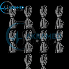 10pc European A+Quality Silicon Bipolar Cable 4mm Reusable & Autoclavable picture