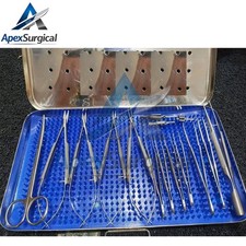 Basic Hand Surgery Set of Micro Surgical Instruments With case picture