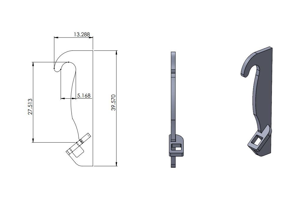 Blank Quick Attach for Cat Fusion Loader mounts