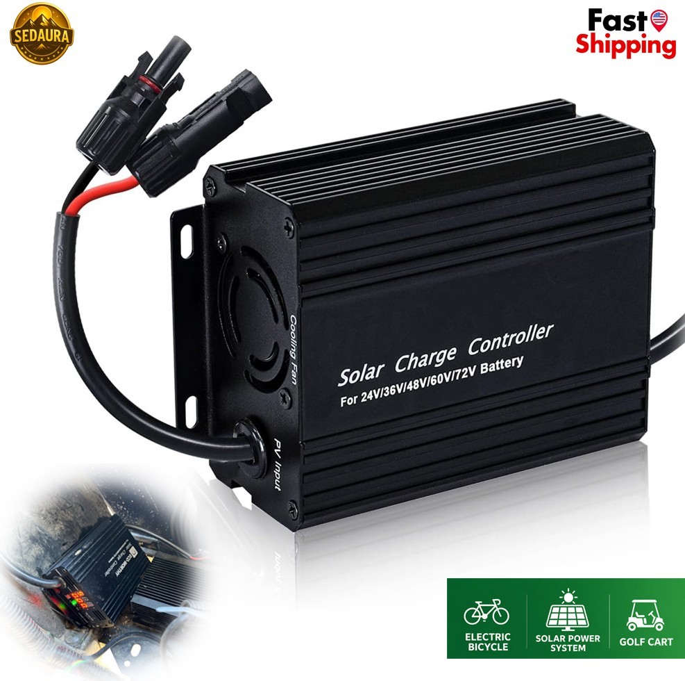Solar Charge Controller MPPT 12A Boost Converter 24V 36V 48V 60V 72V  LiFePO4