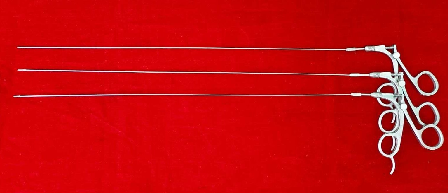 Hysteroscopy Semi Rigid Grasper 5fr 40cm SS Reusable Surgical Instruments - 3pc Hysteroscopy Semi Rigid Grasper 5fr 40cm SS Reusable Surgical Instruments - 3pc