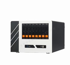 NAS 8-Bay Storage Server with PCIe Slot MATX Motherboard Hot-Swap Enclosure picture