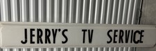 Vintage Jerry’s TV Nashua, New Hampshire Outdoor Advertising Sign ￼ picture