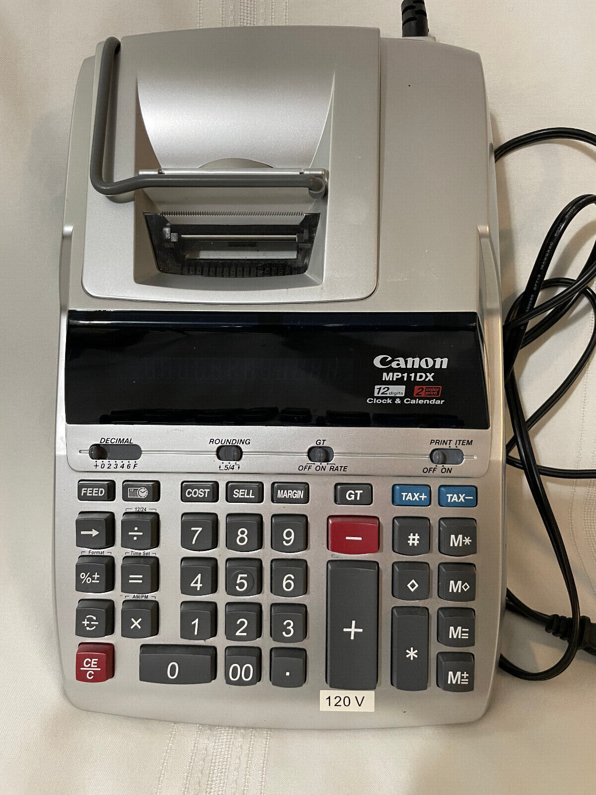 Canon MP11DX Printing Calculator with Clock and Calendar for Sale