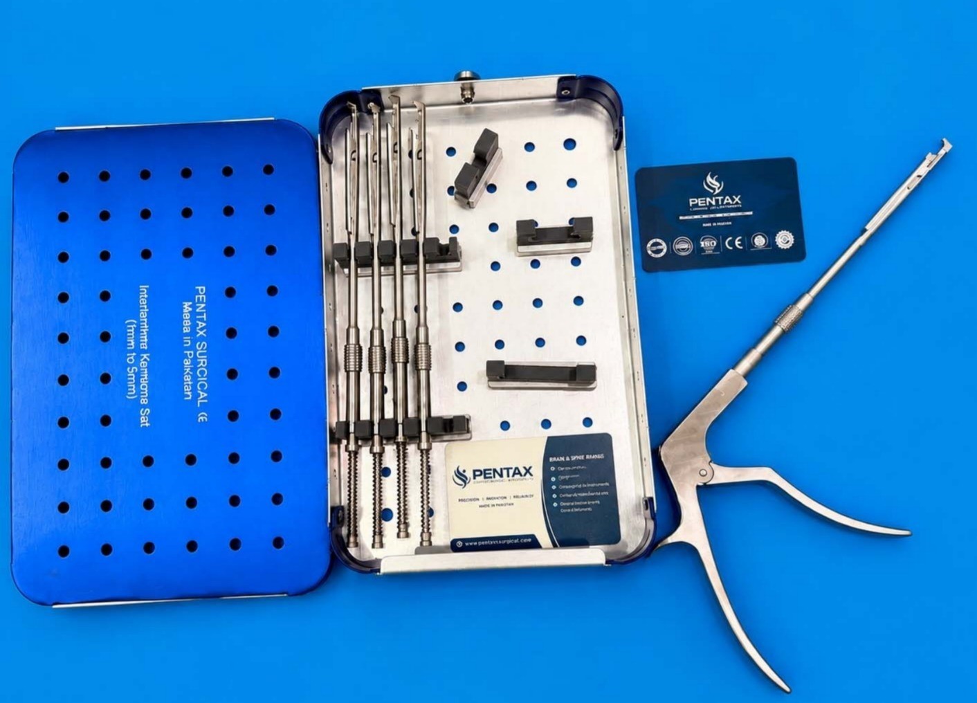 New Interlaminar Kerrison 360 Degree Rotating Rongeur Set for Spine Surgery New Interlaminar Kerrison 360 Degree Rotating Rongeur Set for Spine Surgery