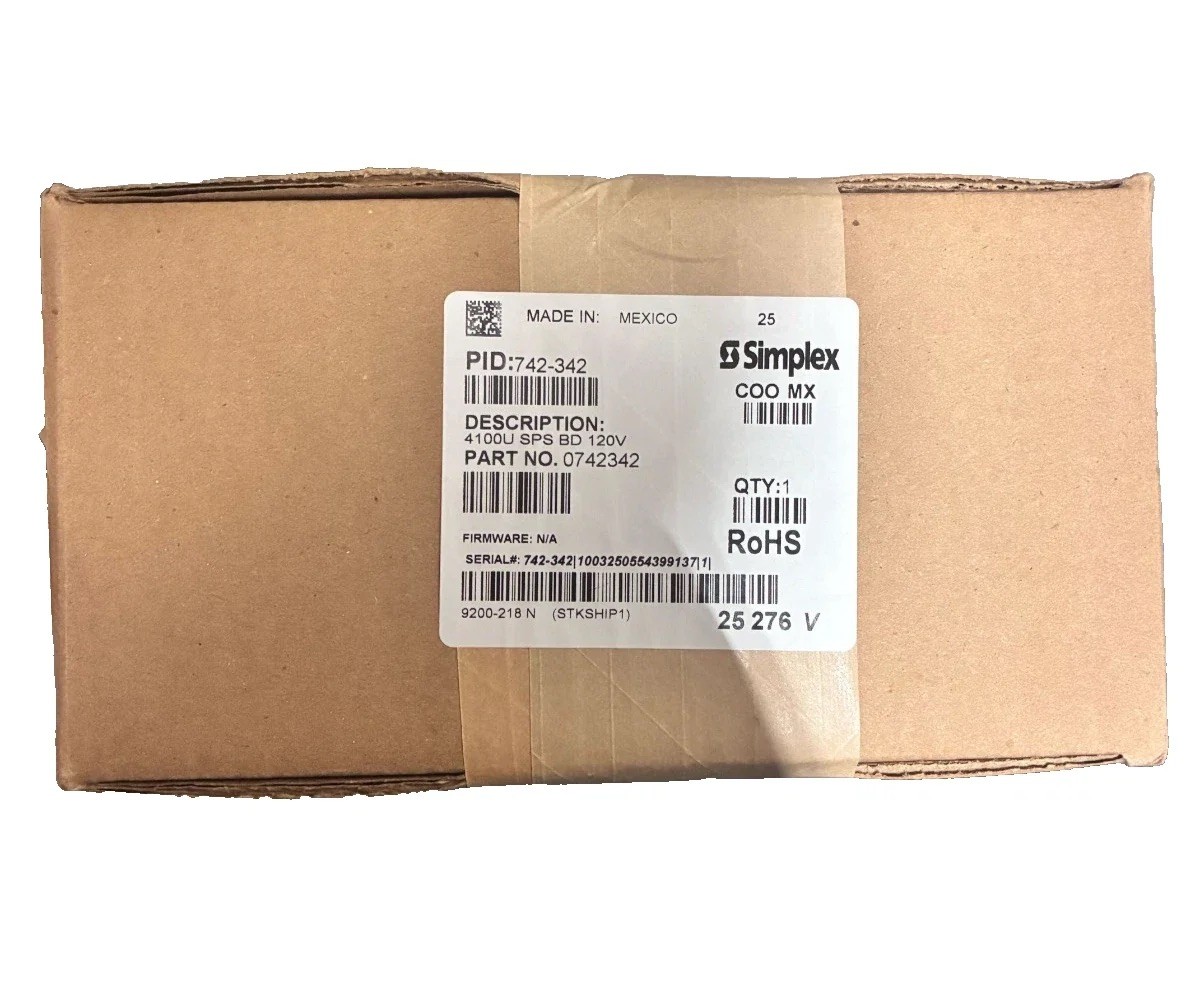 Simplex 566-071 4100-5111 4100U/ES System Power Supply SPS Board NEW 742-342