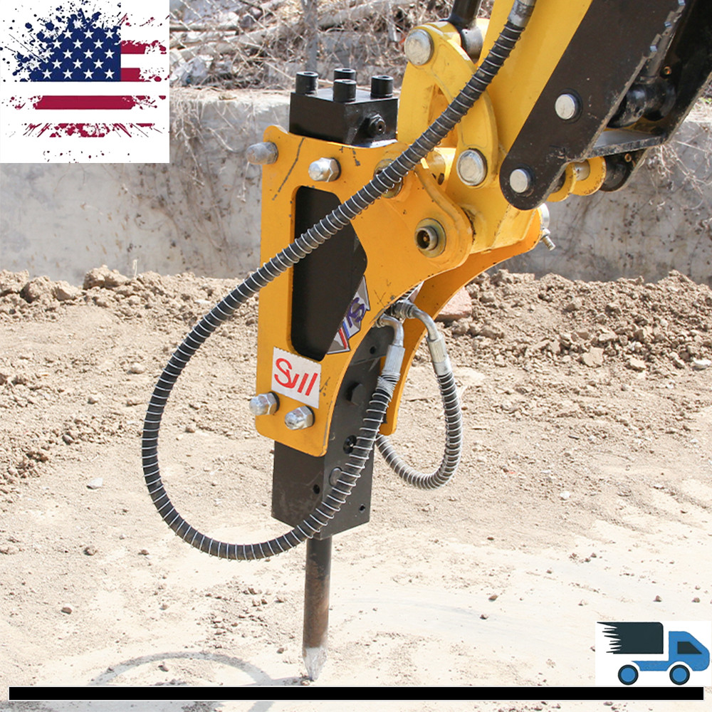 Hydraulic Breaker Hammer For 0.8-1.6Ton Mini Excavator Attachment USA Stock New