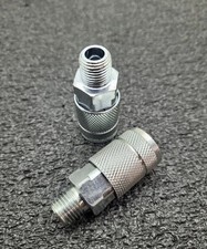 Quick Coupler 1/4 x 1/4 MNPT Automotive Tru-Flate Heavy Duty Quick Disconnect QD picture