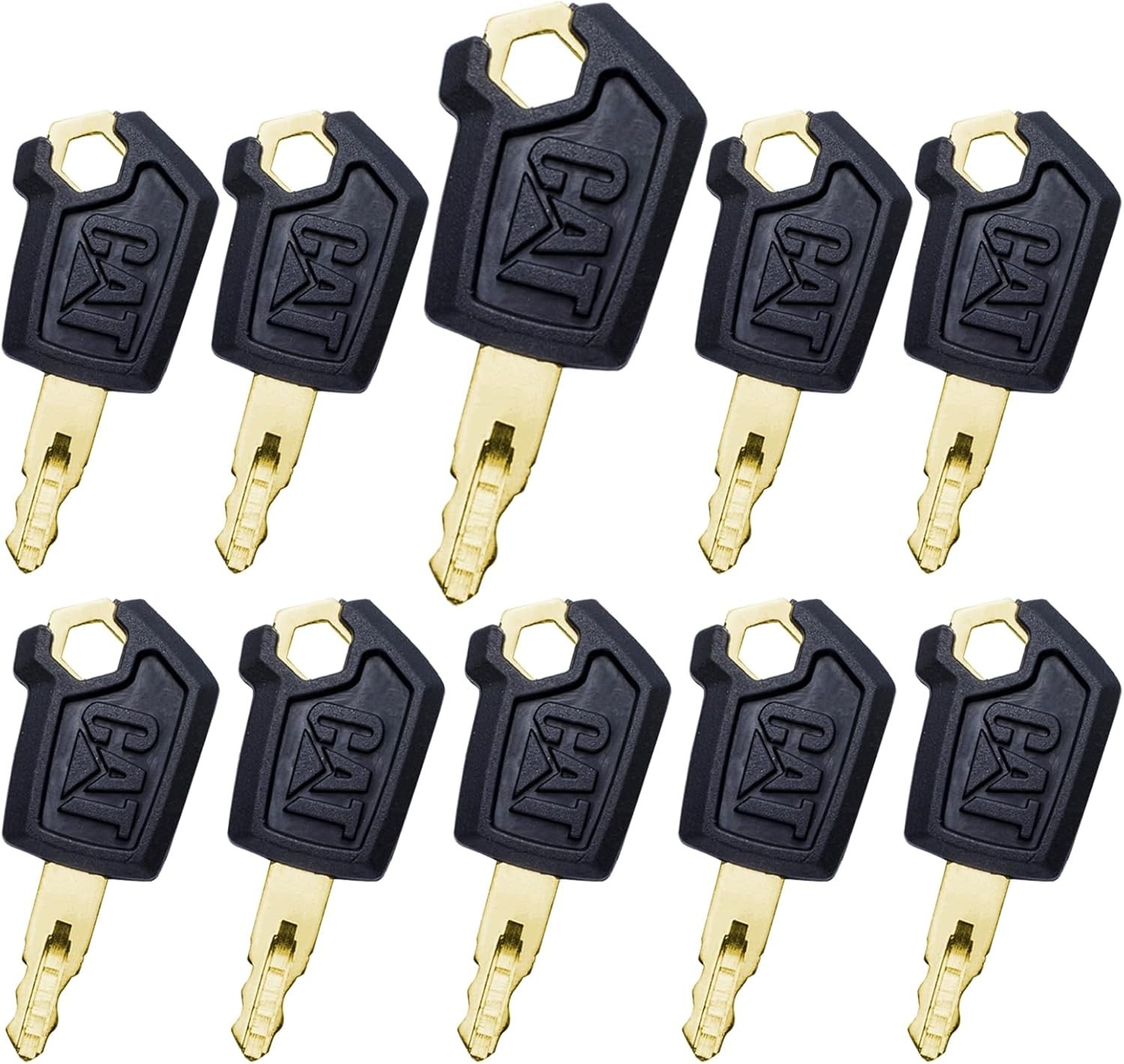 10 Pcs CAT Caterpillar Keys Heavy Equipment Ignition Keys 5P8500 5P-8500 10 Pcs CAT Caterpillar Keys Heavy Equipment Ignition Keys 5P8500 5P-8500