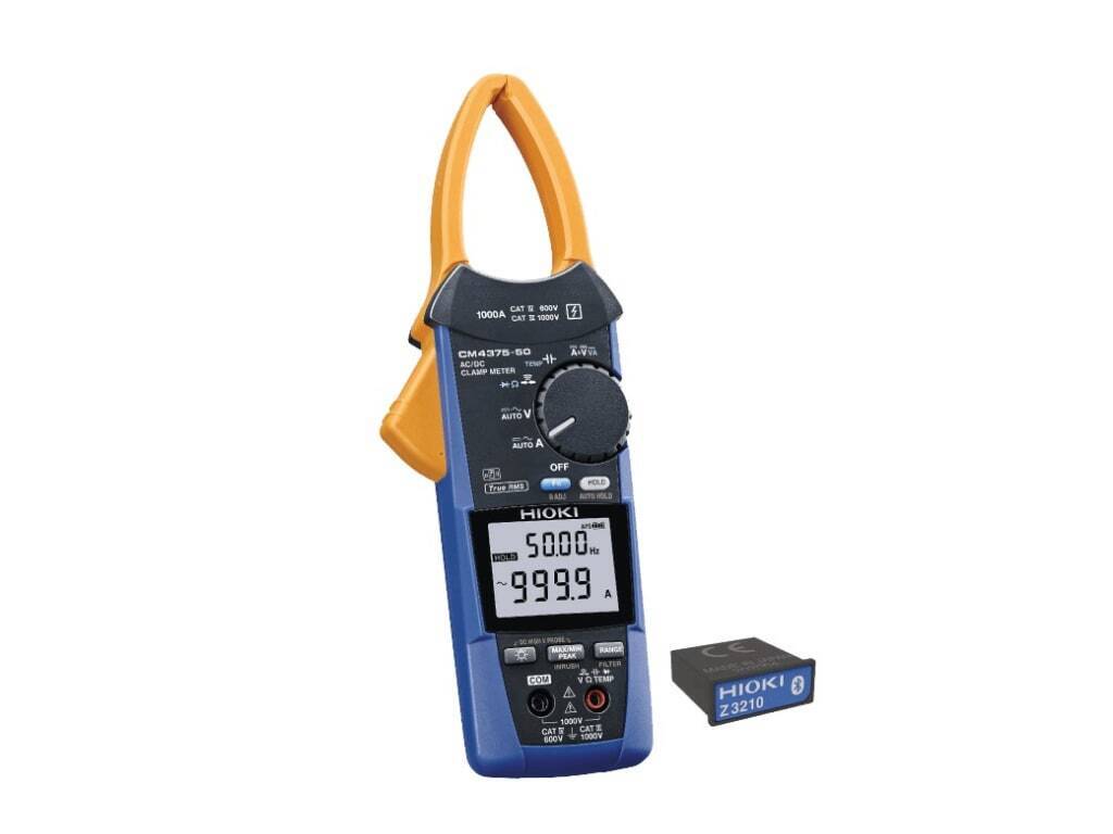 Hioki CM4375-90 - True RMS 1000 A AC/DC Clamp Meter with Wireless Adapter Z3210