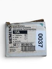 Lot of 10 Siemens BQ1B015L 1-Pole 15A 120V Bolt-On Circuit Breakers picture