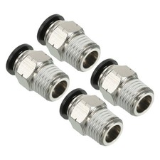 4 Pcs Pneumatic Push to Connect Air Fittings 8mm x 1/4