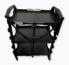 Olympia Tools 85-188 Pack-N-Roll Folding Collapsible Service Cart 150 lb Black picture