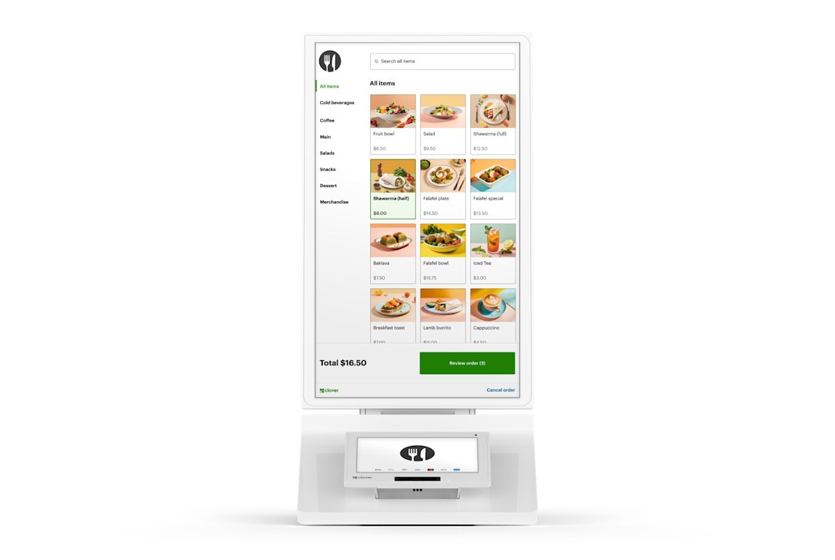 Clover Kiosk Self-Order 24