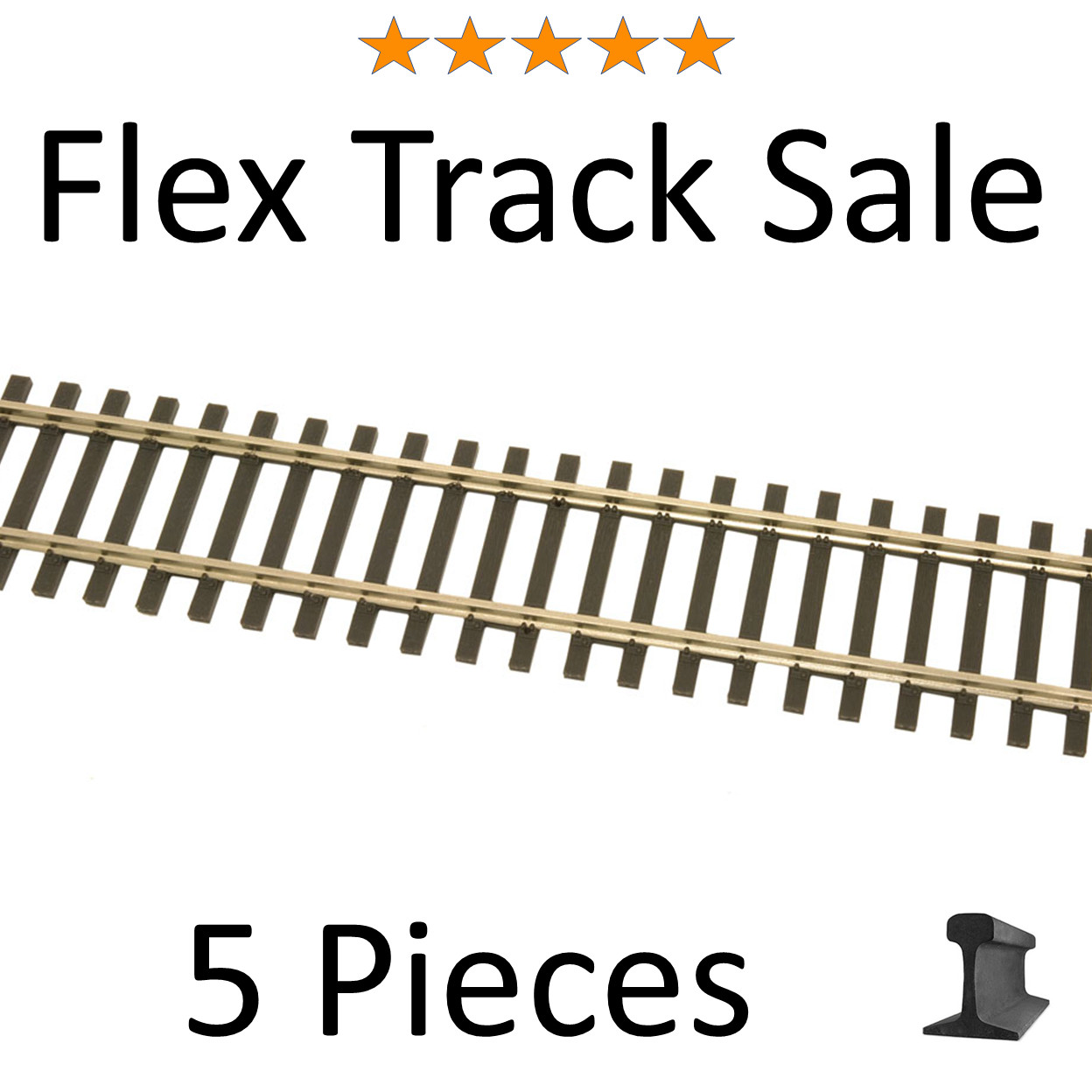 Peco HO Scale ~ New 2026 ~ Code 83 Flexible Flex Track With Wood Ties SL-8300-5