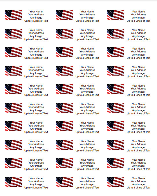 60 Personalized Return Address Labels Custom Adhesive Mailing Labels 1