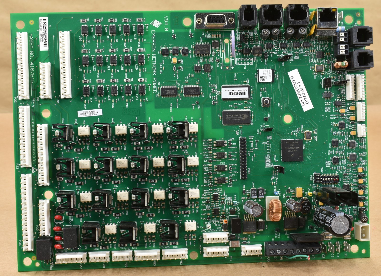 Emerson Network Power 416761G, Network Power Board Rev 10, Liebert