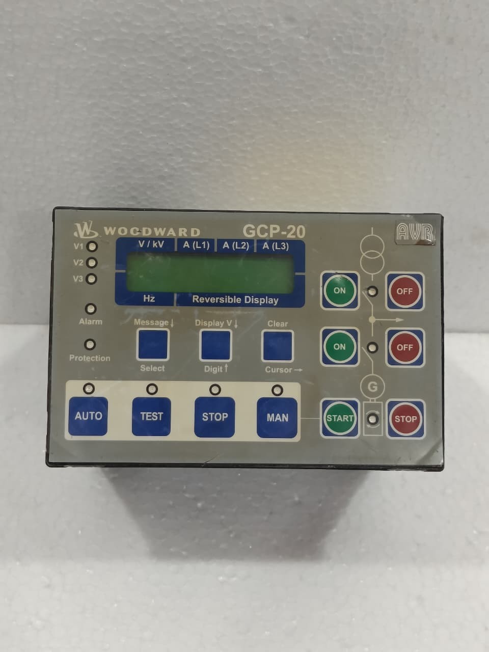 Woodward GCP-20 Genset Controller, 5448-914 Power Generation Control Unit