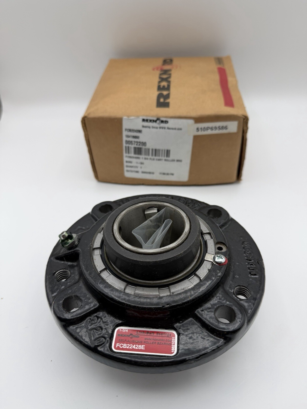 Rexnord Link-Belt FCB22428E Flanged Cartridge Roller Bearing 1-3/4\