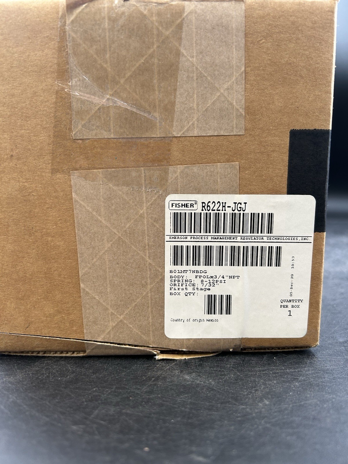Emerson-Fisher LP-Gas Equipment R622H-JGJ 1st Stage Regulator