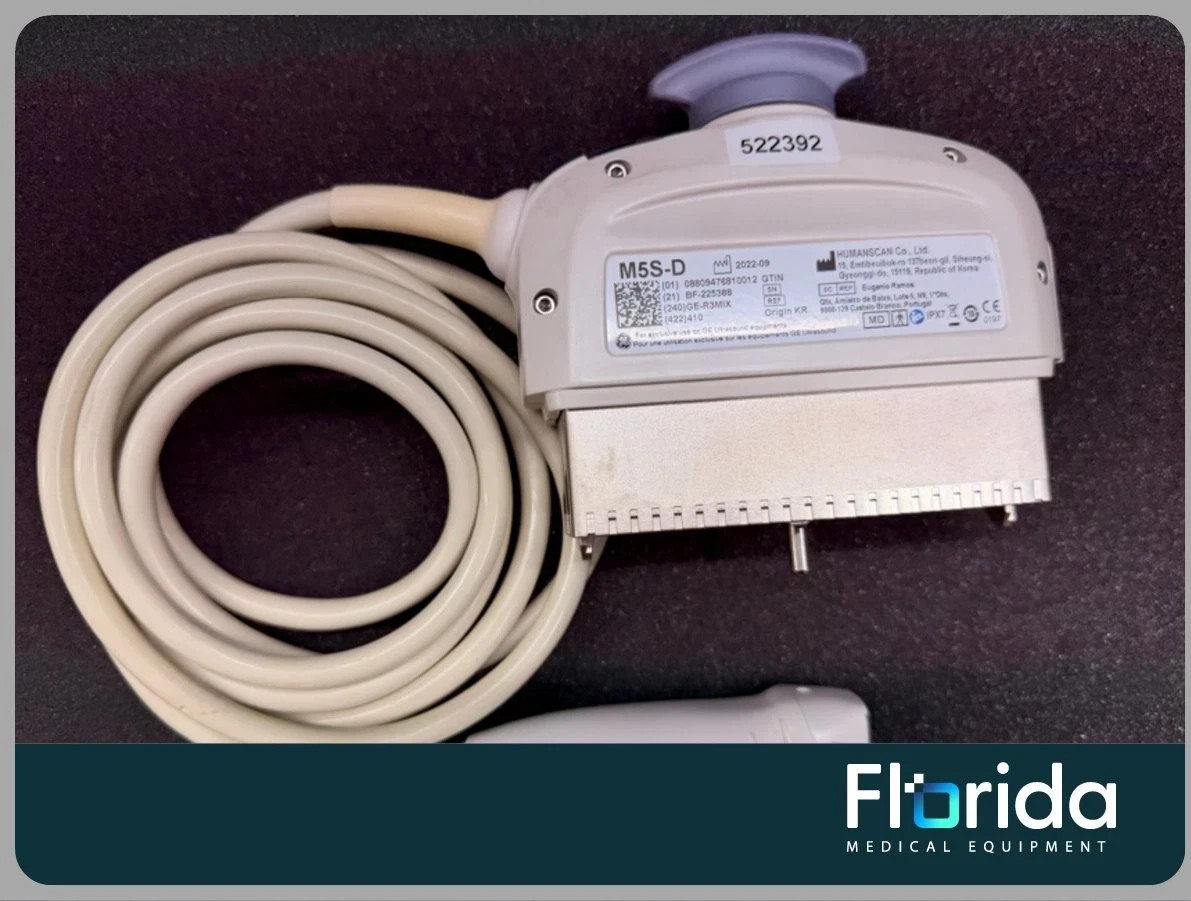 2022 GE M5S-D CARDIAC ULTRASOUND TRANSDUCER PROBE REF: GE-R3MIX TESTED
