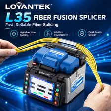 L35 Mini Fiber Optic Fusion Splicer 8s heating Fiber Splicer FTTX Splicer Kit picture