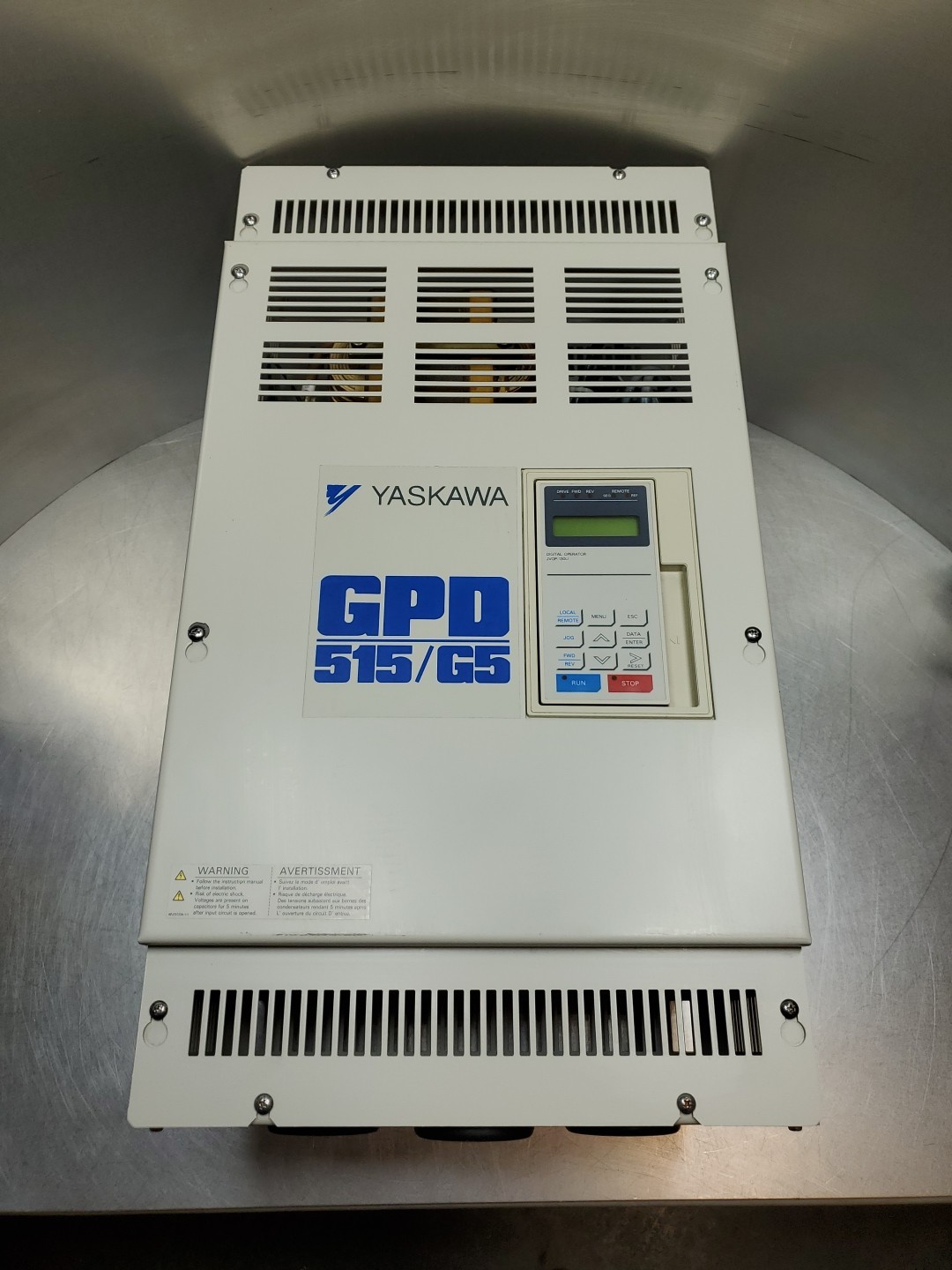 Yaskawa CIMR-G5M4018 (GPD 515/G5) Drive, 30HP, 380-460V, 46A (REFURB)      1D-14