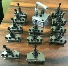 Quick Change Tool Post Set 13Pc T37 ML7 Lathe 90-115mm Centre Height Heavy Duty picture
