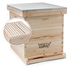 Beehive 20 Frame Complete Box Kit (10 Deep-10 Medium) Langstroth Beekeeping picture