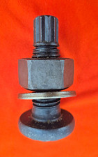 A325 TC Tension Control Bolt 3/4” x 3” Spline Round Head Steel Black Oxide picture