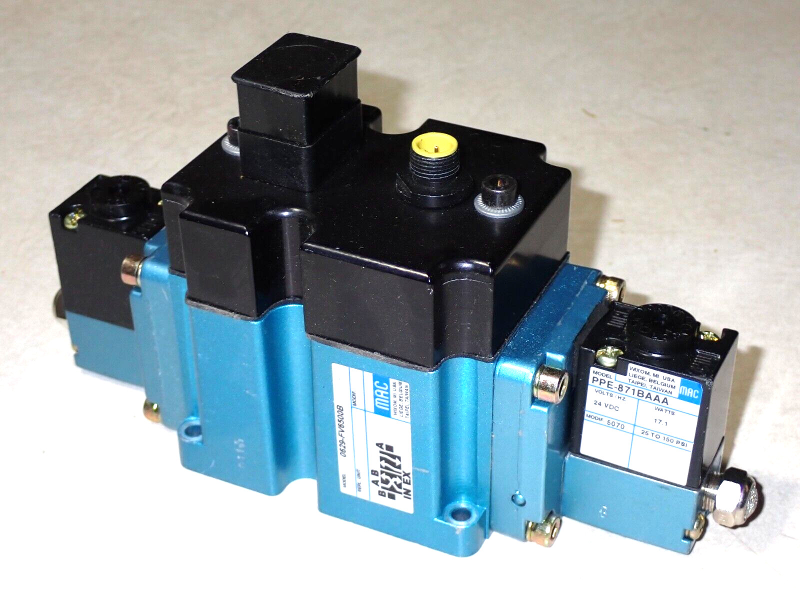 0629-FV6500B PPE-871BAAA MAC DOUBLE SOLENOID VALVE NEW