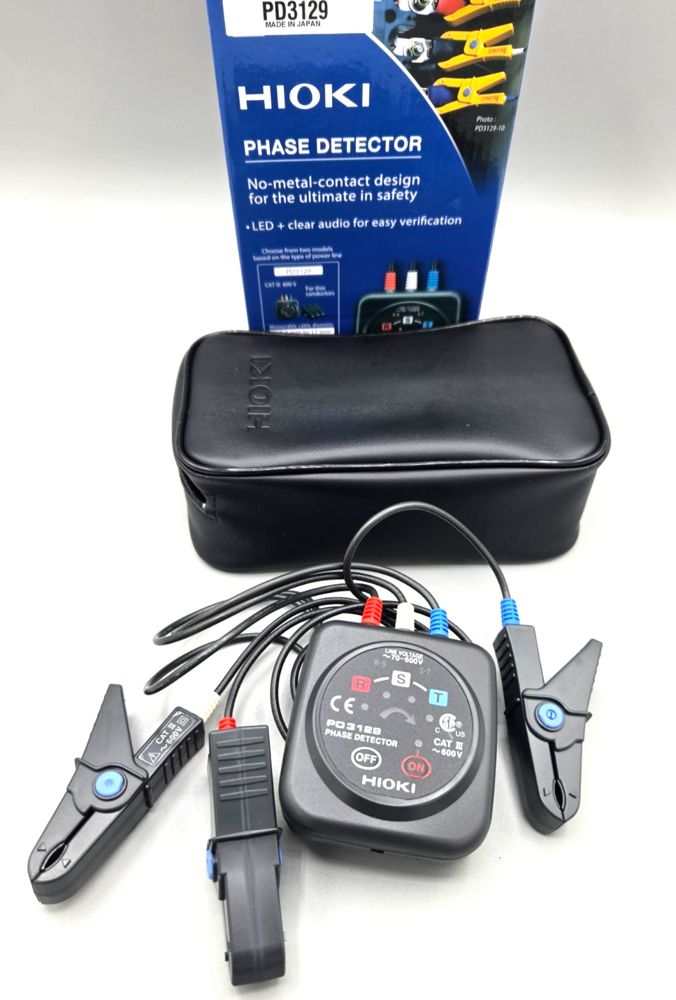 Hioki Phase Detector PD3129 Made in Japan CAT III 600V Hioki Phase Detector PD3129 Made in Japan CAT III 600V