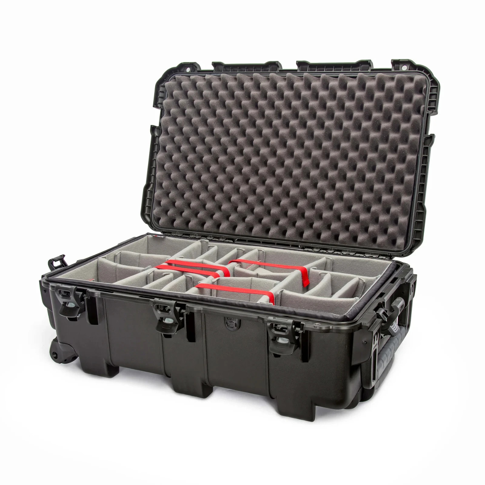 New 962 Wheeled Black Case 28x16x9 w/ Dividers