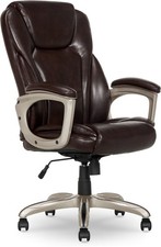 Serta Memory Faux Leather Foam Commercial Big & Tall Office Chair 350 Lb Cap New picture