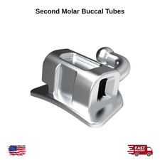 Evolve Second Molar Buccal Tubes MBT Roth Single Non Convertible 10 Piece Pack picture
