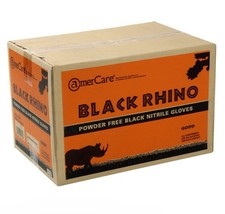 Nitrile Powder Free Gloves sz L Food Examination  Black Rhino 60992 6 mil picture