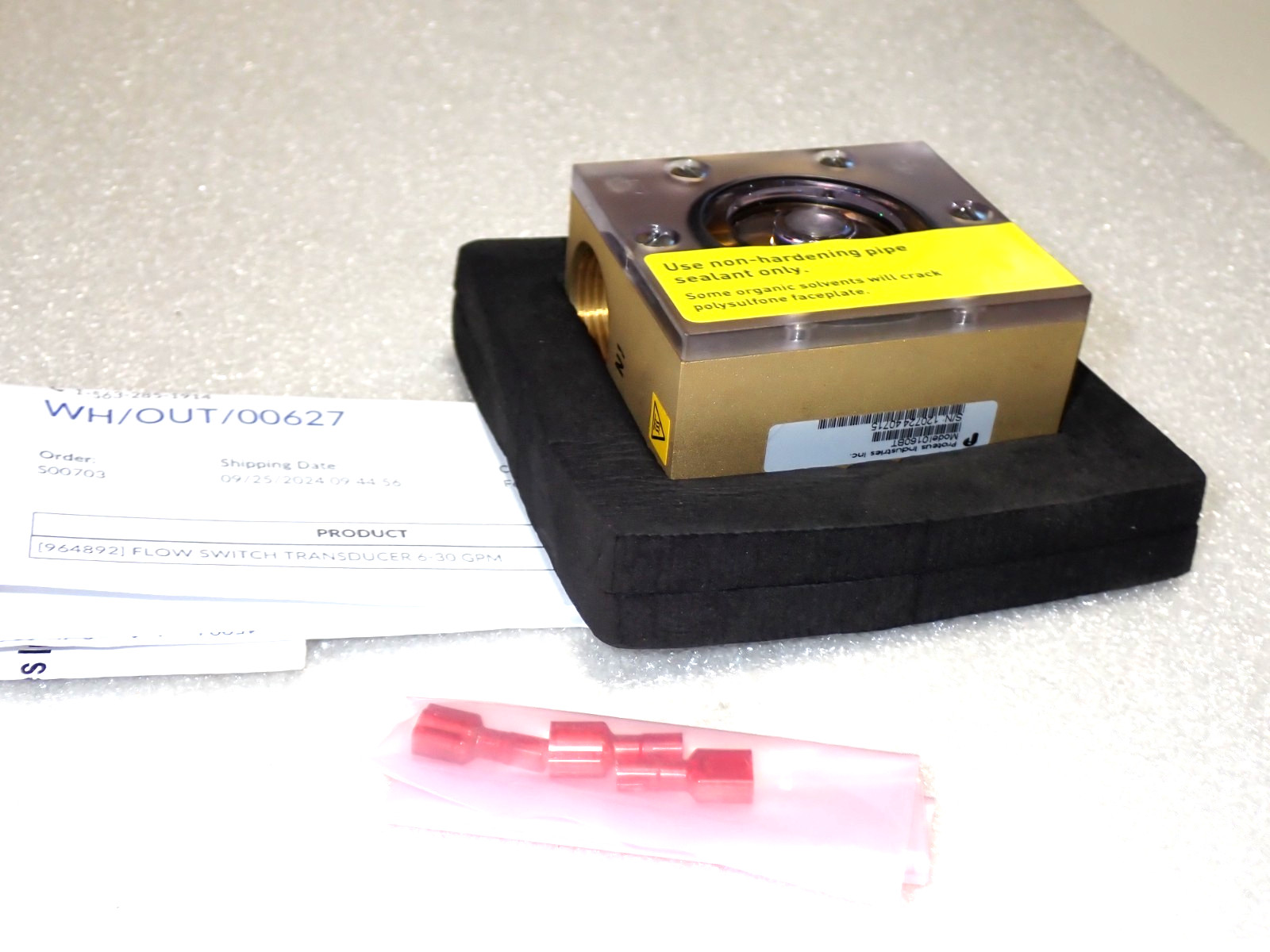 0160BT PROT EUS FLOW SWITCH TRANSDUCER 6-30 GPM NEW