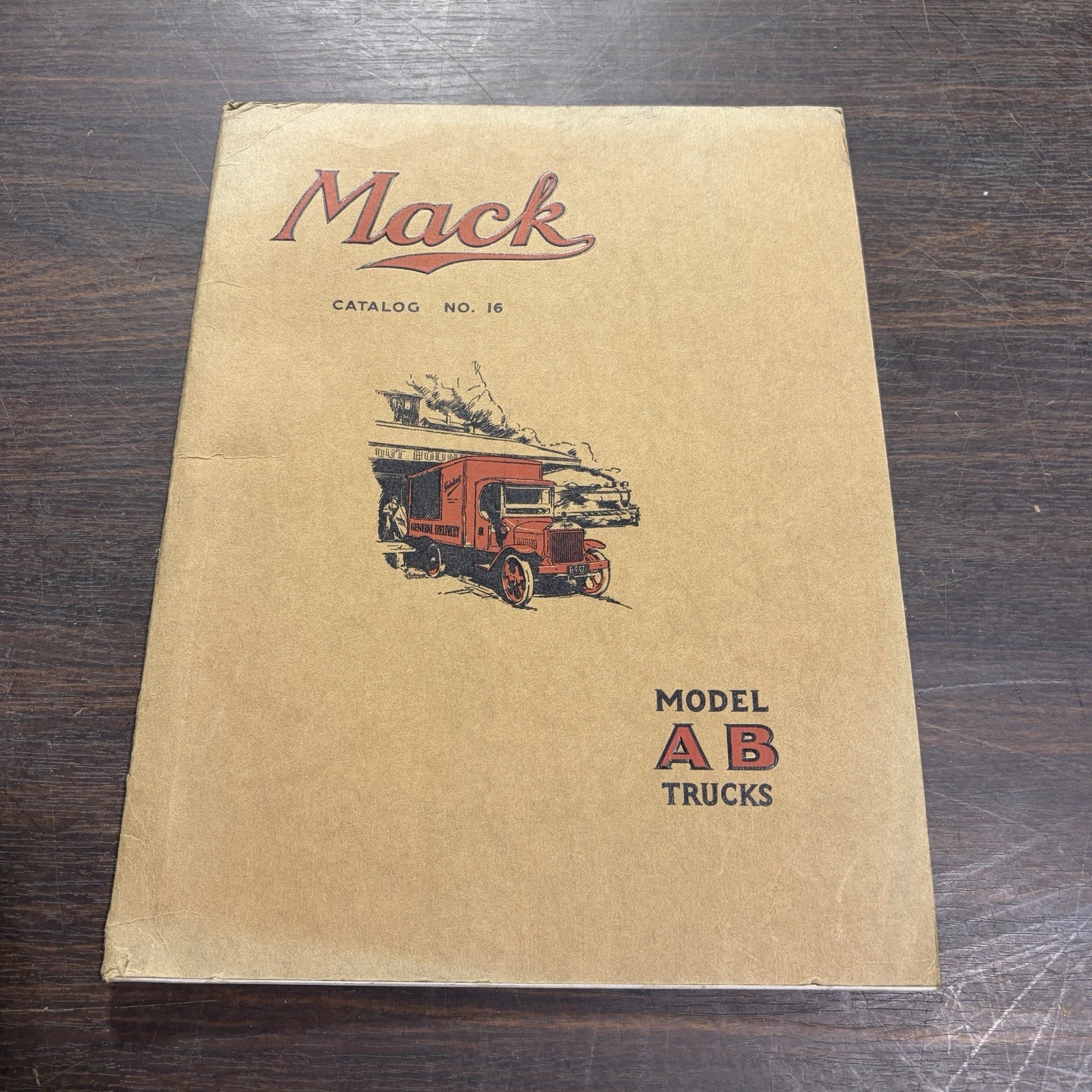 1928 Mack Model AB Trucks Catalog No. 16 Sales Brochure Antique Truck RARE