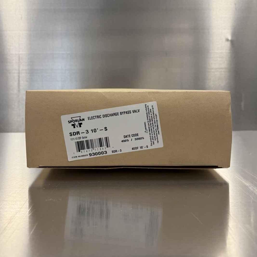 Sporlan Electric Discharge Bypass Valve SDR-3 10 Sporlan Electric Discharge Bypass Valve SDR-3 10