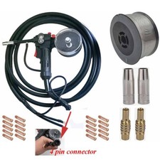 USED Aluminum Spool Gun Fit Miller210 Spoolmate 3035 Black DC24V 5M/16.4ft Cable picture