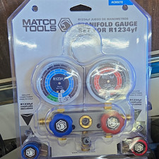 Matco Tools AC83272 R-1234yf Manifold Gauge & 72in Hose Set 2-Valve picture
