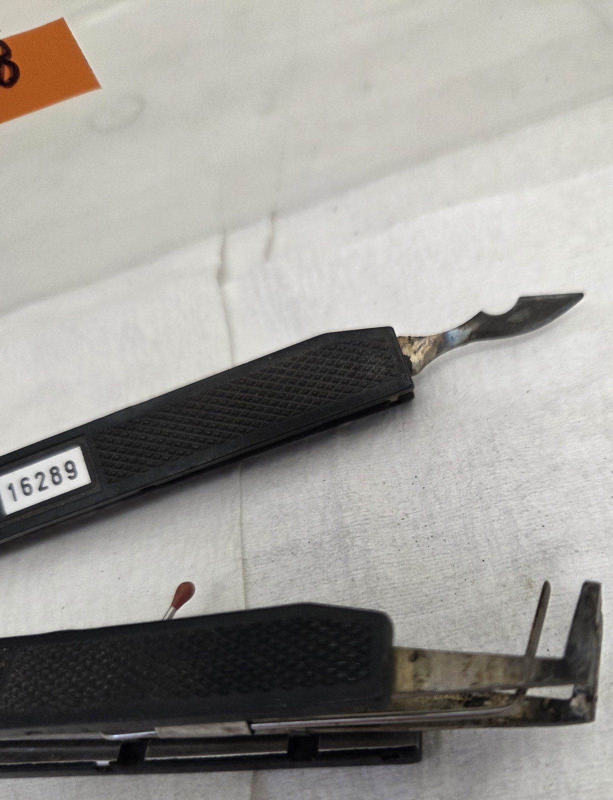 Meisei 4A Hotweezers 2A Hot Knife Thermal Wire Tools 2pc Lot-628 Meisei 4A Hotweezers 2A Hot Knife Thermal Wire Tools 2pc Lot-628