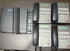 NEC DSX- 40 Key Telephone System With 4 DSX 22B Phones. Good Working condition picture