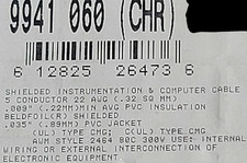 Belden 9941 22/5C Multi-Shielded EIA RS-232 Control/Instrumentation Cable /10ft picture