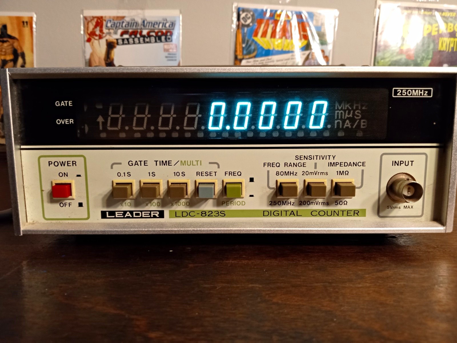 Leader LDC-823S Digital Frequency Counter Meter Frequency Range 250MHz