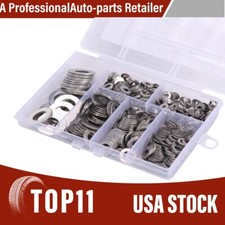 660PCS 304 Stainless Steel Washers Flat Washer Assortment Set Value Kit w/ Case picture