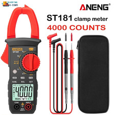 Digital Multimeter Tester AC DC Volt Ohm Amp Clamp Meter Auto Range LCD Handheld picture