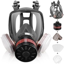 Full Face Gas Mask - Reusable Respirator Gas Masks Survival Nuclear and Chemical picture