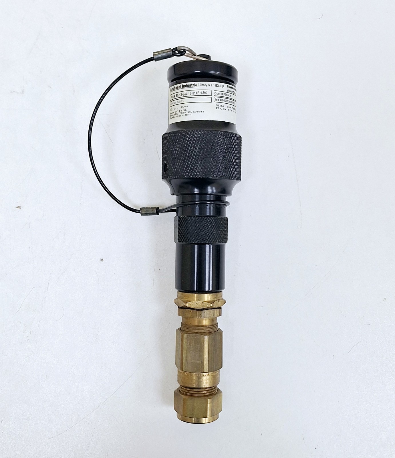 Amphenol EX-13-3-A-12-314PN-BS Circular Connector 40A 1000V